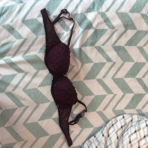 maroon push-up bra from “pink”